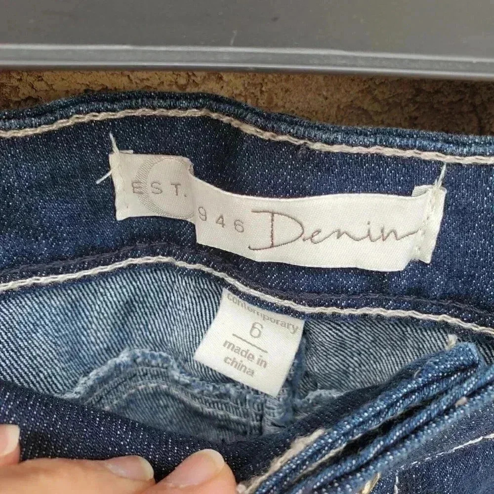 EST. 1946 Denim Contemporary Skinny Ankle Jeans Women's Size 6 New with Tags - Picture 9 of 11